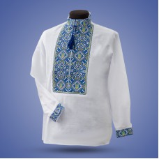 Embroidered shirt "Trident small"